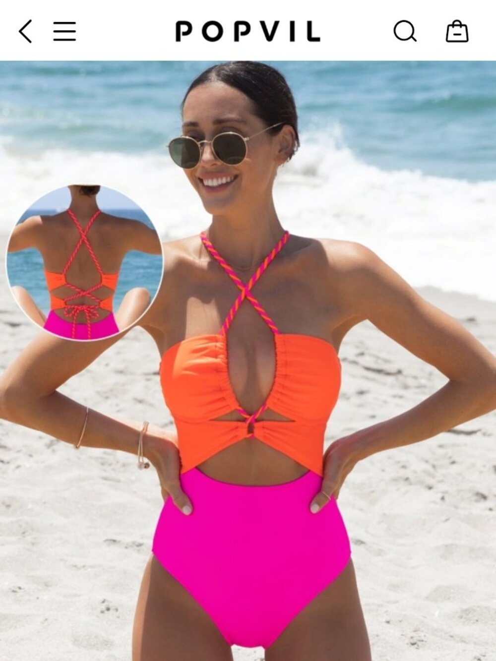 Popvil bathing suit